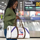 Haiti Football Travel Bag Les Grenadiers Veve Vodou White