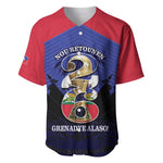 Personalized Les Grenadiers Haiti Football Baseball Jersey 2026 Nou Retounen Blue Version LT14