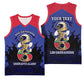 Personalized Les Grenadiers Haiti Football Basketball Jersey 2026 Nou Retounen Blue Version - African Pride