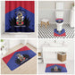 Les Grenadiers Haiti Football Bathroom Set 2026 Nou Retounen Blue Version