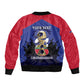 Personalized Les Grenadiers Haiti Football Bomber Jacket 2026 Nou Retounen Blue Version - African Pride