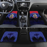Personalized Les Grenadiers Haiti Football Car Mats 2026 Nou Retounen Blue Version - African Pride