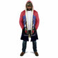 Personalized Les Grenadiers Haiti Football Cloak 2026 Nou Retounen Blue Version