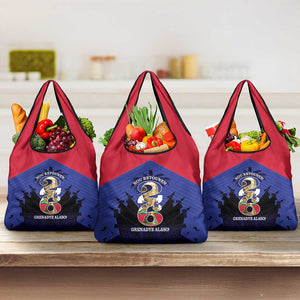 Les Grenadiers Haiti Football Grocery Bag 2026 Nou Retounen Blue Version - African Pride