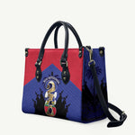 Les Grenadiers Haiti Football Leather Bag 2026 Nou Retounen Blue Version