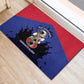 Les Grenadiers Haiti Football Rubber Doormat 2026 Nou Retounen Blue Version - African Pride