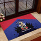 Les Grenadiers Haiti Football Rubber Doormat 2026 Nou Retounen Blue Version - African Pride