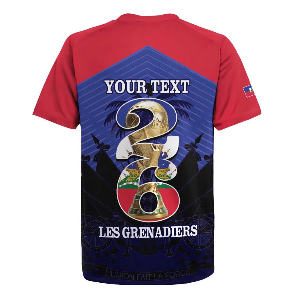 Personalized Les Grenadiers Haiti Football Rugby Jersey 2026 Nou Retounen Blue Version LT14