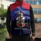 Personalized Les Grenadiers Haiti Football Sleeveless Puffer Jacket 2026 Nou Retounen Blue Version