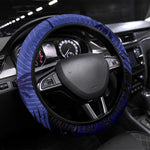 Les Grenadiers Haiti Football Steering Wheel Cover 2026 Nou Retounen Blue Version - African Pride