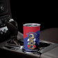 Personalized Les Grenadiers Haiti Football Tumbler Cup 2026 Nou Retounen Blue Version - African Pride