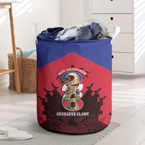Les Grenadiers Haiti Football Laundry Basket 2026 Nou Retounen Red Version - African Pride