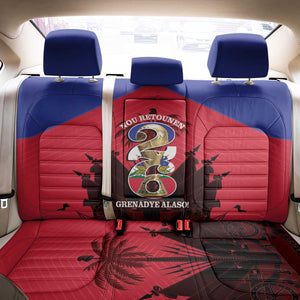 Les Grenadiers Haiti Football Back Car Seat Cover 2026 Nou Retounen Red Version - African Pride