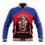 Personalized Les Grenadiers Haiti Football Baseball Jacket 2026 Nou Retounen Red Version - African Pride