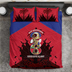 Les Grenadiers Haiti Football Bedding Set 2026 Nou Retounen Red Version - African Pride