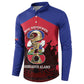 Personalized Les Grenadiers Haiti Football Button Sweatshirt 2026 Nou Retounen Red Version