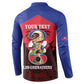 Personalized Les Grenadiers Haiti Football Button Sweatshirt 2026 Nou Retounen Red Version