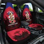 Les Grenadiers Haiti Football Car Seat Cover 2026 Nou Retounen Red Version - African Pride