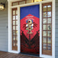 Personalized Les Grenadiers Haiti Football Door Cover 2026 Nou Retounen Red Version