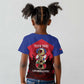 Personalized Les Grenadiers Haiti Football Kid T shirt 2026 Nou Retounen Red Version LT14