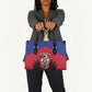 Les Grenadiers Haiti Football Leather Bag 2026 Nou Retounen Red Version