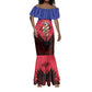 Personalized Les Grenadiers Haiti Football Mermaid Dress 2026 Nou Retounen Red Version LT14
