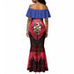 Personalized Les Grenadiers Haiti Football Mermaid Dress 2026 Nou Retounen Red Version LT14