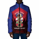 Personalized Les Grenadiers Haiti Football Padded Jacket 2026 Nou Retounen Red Version