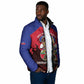 Personalized Les Grenadiers Haiti Football Padded Jacket 2026 Nou Retounen Red Version