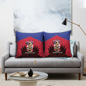 Les Grenadiers Haiti Football Pillow Cover 2026 Nou Retounen Red Version