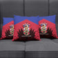 Les Grenadiers Haiti Football Pillow Cover 2026 Nou Retounen Red Version