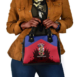 Les Grenadiers Haiti Football Shoulder Handbag 2026 Nou Retounen Red Version - African Pride