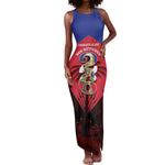 Personalized Les Grenadiers Haiti Football Tank Maxi Dress 2026 Nou Retounen Red Version - African Pride