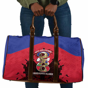 Les Grenadiers Haiti Football Travel Bag 2026 Nou Retounen Red Version