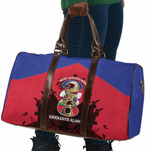 Les Grenadiers Haiti Football Travel Bag 2026 Nou Retounen Red Version
