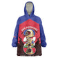 Personalized Les Grenadiers Haiti Football Wearable Blanket Hoodie 2026 Nou Retounen Red Version - African Pride
