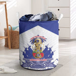 Les Grenadiers Haiti Football Laundry Basket 2026 Nou Retounen White Version - African Pride