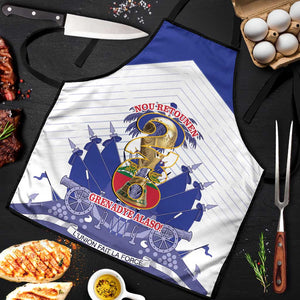 Les Grenadiers Haiti Football Apron 2026 Nou Retounen White Version
