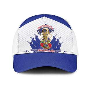 Les Grenadiers Haiti Football Baseball Net Cap 2026 Nou Retounen White Version - African Pride