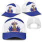 Les Grenadiers Haiti Football Baseball Net Cap 2026 Nou Retounen White Version - African Pride