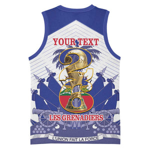 Personalized Les Grenadiers Haiti Football Basketball Jersey 2026 Nou Retounen White Version - African Pride