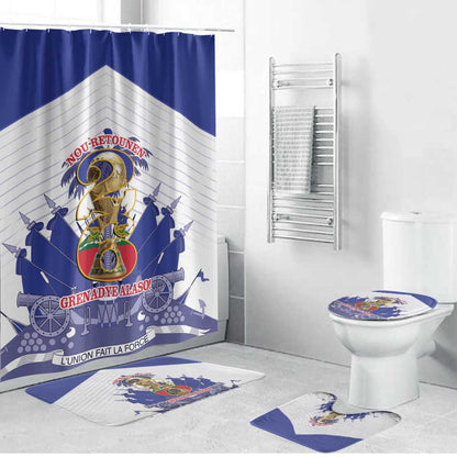 Les Grenadiers Haiti Football Bathroom Set 2026 Nou Retounen White Version