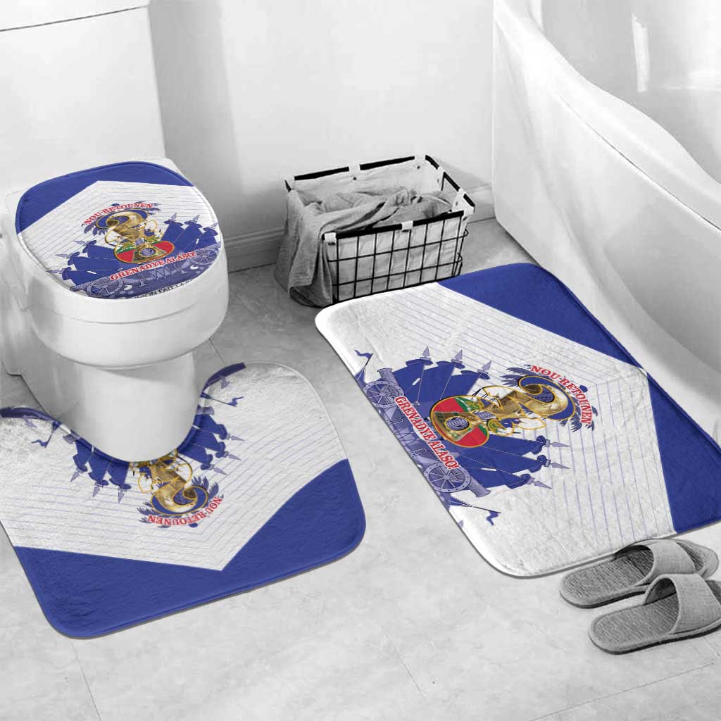 Les Grenadiers Haiti Football Bathroom Set 2026 Nou Retounen White Version