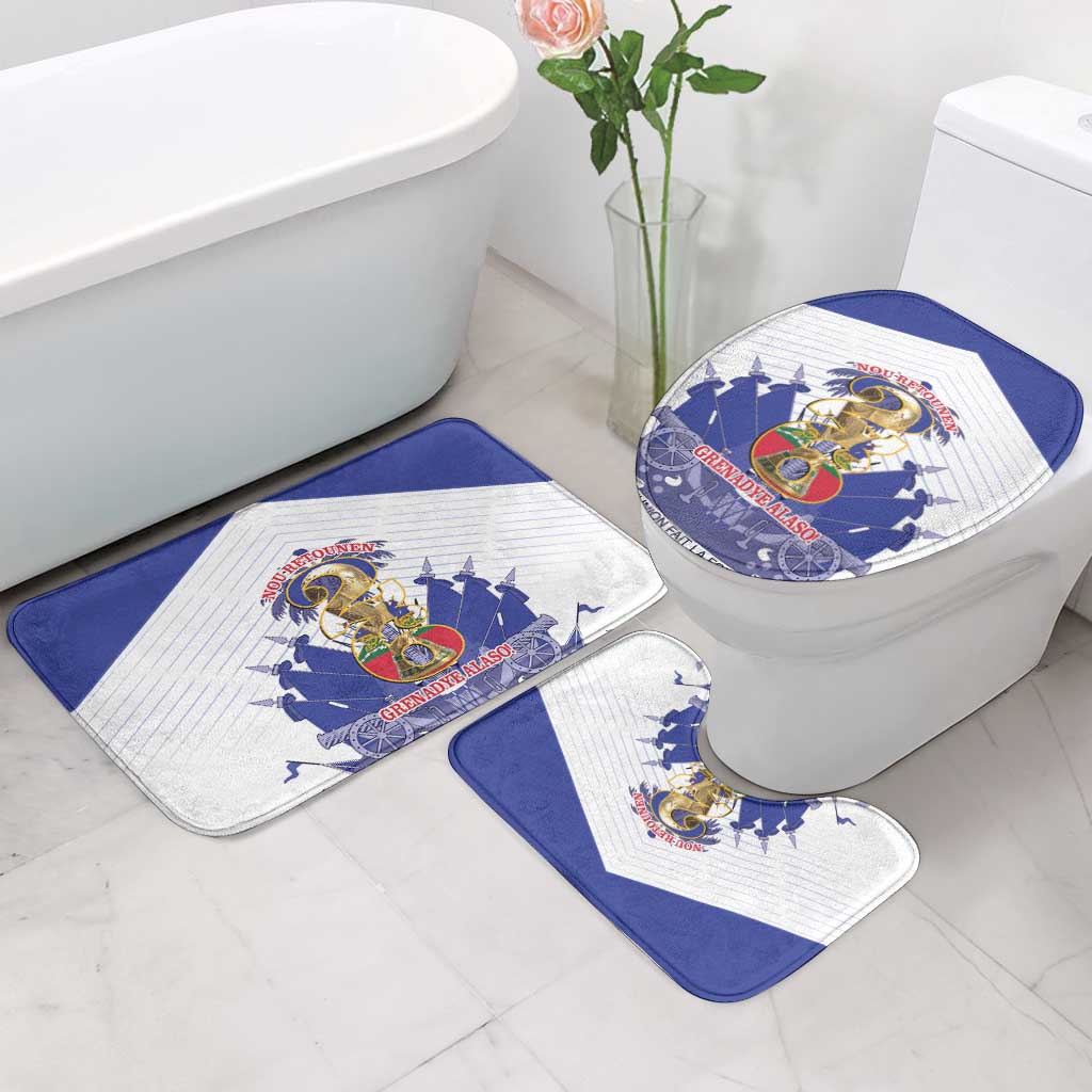 Les Grenadiers Haiti Football Bathroom Set 2026 Nou Retounen White Version
