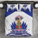 Les Grenadiers Haiti Football Bedding Set 2026 Nou Retounen White Version - African Pride
