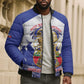 Personalized Les Grenadiers Haiti Football Bomber Puffer Jacket 2026 Nou Retounen White Version