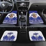 Personalized Les Grenadiers Haiti Football Car Mats 2026 Nou Retounen White Version - African Pride
