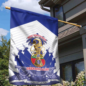 Les Grenadiers Haiti Football Garden Flag 2026 Nou Retounen White Version - African Pride