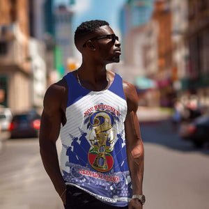 Personalized Les Grenadiers Haiti Football Men Tank Top 2026 Nou Retounen White Version - African Pride