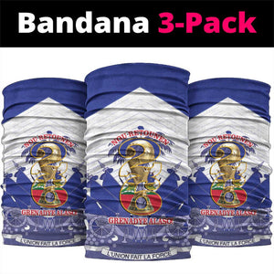 Les Grenadiers Haiti Football Neck Gaiter 2026 Nou Retounen White Version - African Pride
